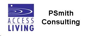 Logo for Access Living and PSmith Consulting